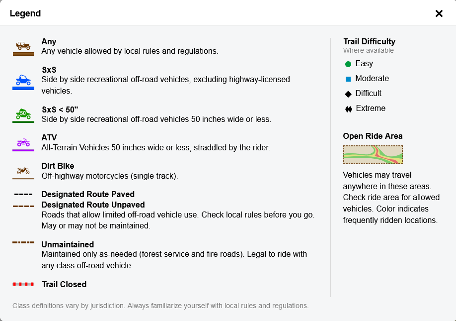 RIDE COMMAND Map and Trail Overview Polaris OffRoad Vehicles